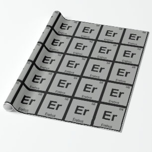 Er - Erebus Griekse scheikunde Periodiek Systeem s Cadeaupapier