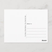 Er gaat een feestje van start!!! briefkaart (Achterkant)