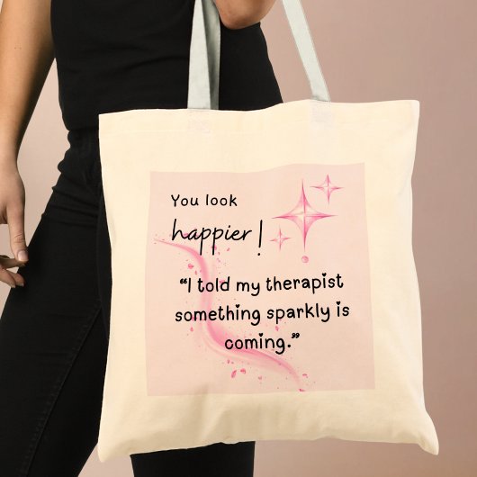 Er gaat iets sprankelends gebeuren Canvas tas