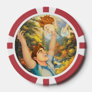 ER GAAT NIETS BOVEN EEN GOEDE RUZIE MET PAPA POKER CHIPS