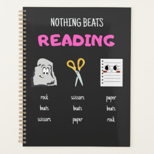 Er gaat niets boven het lezen van een rock paper s planner