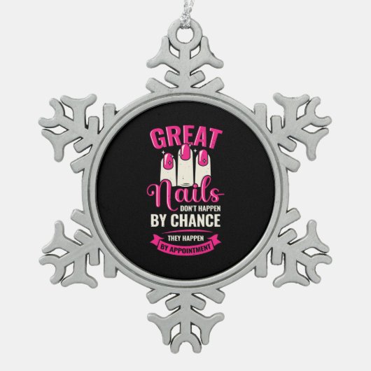 Er gebeuren grote problemen door benoeming tin sneeuwvlok ornament (Voorkant)