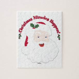 Er gebeuren kerstwonderen. legpuzzel