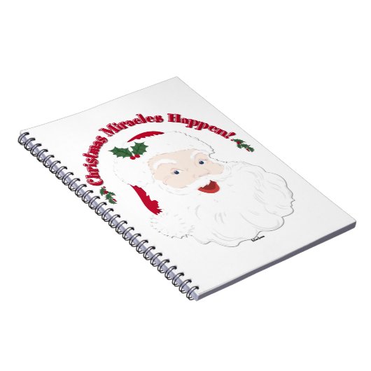 Er gebeuren  kerstwonderen. notitieboek (Rechterzijde)