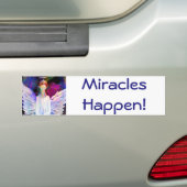 Er gebeuren wonderen. Bumpersticker (Op auto)