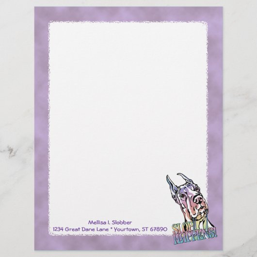 Er gebeurt een geweldige danssleuf gepersonaliseerd briefhoofd (Voorkant)