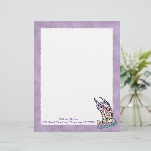 Er gebeurt een geweldige danssleuf gepersonaliseerd briefhoofd (Staand voorkant)