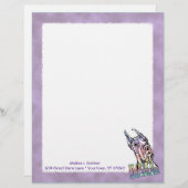 Er gebeurt een geweldige danssleuf gepersonaliseerd briefhoofd (Voorkant / Achterkant)