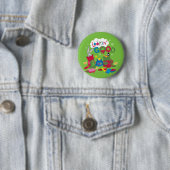 Er goed uitzien ronde button 5,7 cm (In situ)