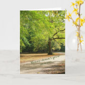 Er groeit geen geld op de bomen van de dag kaart (Gele Bloem)