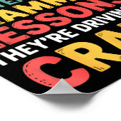 Er Hun Zij Engelse Grammaticadocent Funny H Poster (Hoek)