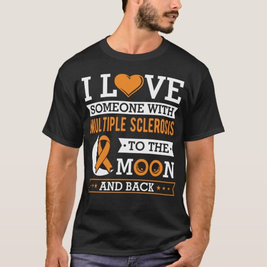er iemand met multipele sclerose / multipel t-shirt (Voorkant)