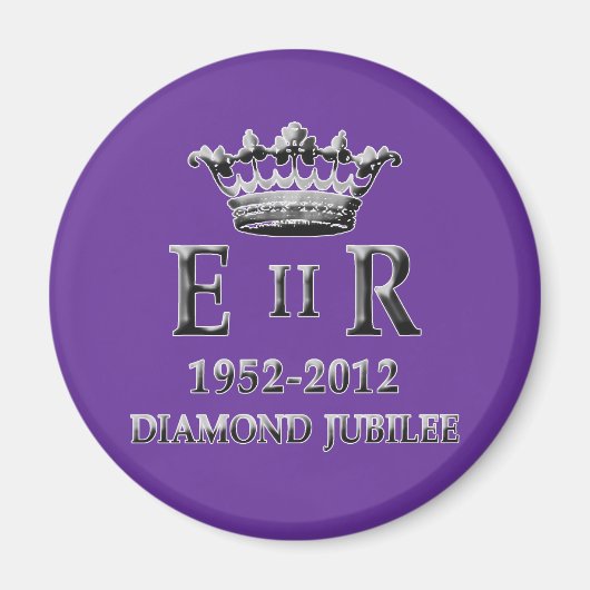 ER II Diamond Jubilee Magneet (Voorkant)