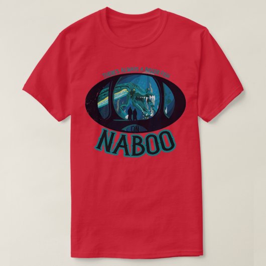 Er is altijd een grotere vis t-shirt (Design voorkant)