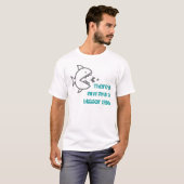 Er is altijd een grotere vis. t-shirt (Voorkant volledig)