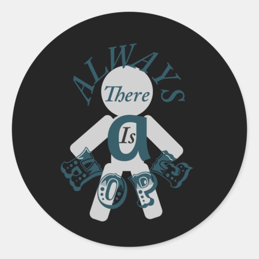 Er is altijd een hoop Sticker 1 (Voorkant)