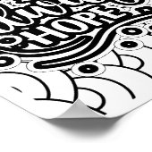 Er is altijd hoop - Kleurpagina Poster (Hoek)