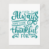 Er is altijd iets om dankbaar te zijn voor briefkaart (Voorkant)