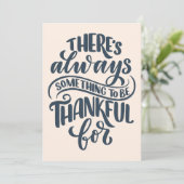 Er is altijd iets om dankbaar te zijn voor kaart (Staand voorkant)