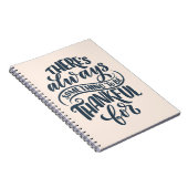 Er is altijd iets om dankbaar te zijn voor notitieboek (Rechterzijde)