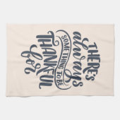 Er is altijd iets om dankbaar te zijn voor theedoek (Horizontaal)