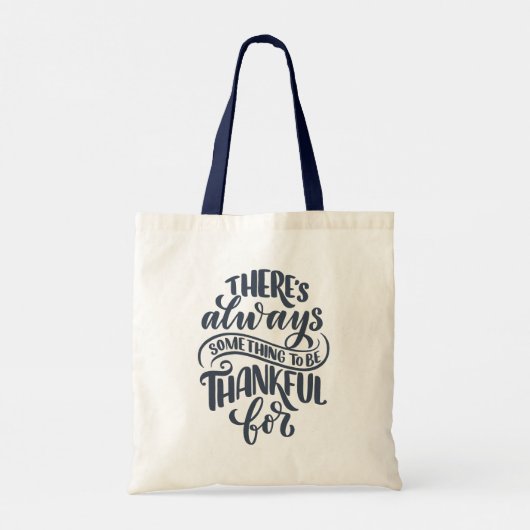Er is altijd iets om dankbaar te zijn voor tote bag (Achterkant)