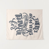 Er is altijd iets om dankbaar te zijn voor wandkleed (Voorkant (horizontaal))