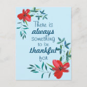 Er is Altijd Iets Om Dankbaar Voor Te Zijn/Bloem Briefkaart (Voorkant)