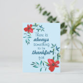 Er is altijd iets om dankbaar voor te zijn/Bloemri Briefkaart (Staand voorkant)