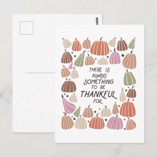 Er is altijd iets om dankbaar voor te zijn Boho Briefkaart (Voorkant / Achterkant)