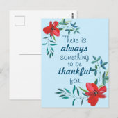 Er is altijd iets om dankbaar voor te zijn... briefkaart (Voorkant / Achterkant)