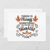 Er is altijd iets om dankbaar voor te zijn briefkaart (Voorkant / Achterkant)