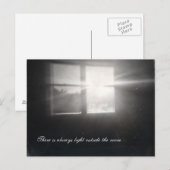 Er is altijd licht buiten de kamer briefkaart (Voorkant / Achterkant)