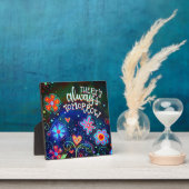 Er is altijd morgen leuke Inspirerende plaquette Fotoplaat (Insitu)