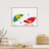 Er is altijd ruimte onder onze paraplu - reeks poster (Keuken)