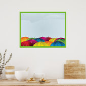 Er is altijd ruimte onder onze paraplu - reeks poster (Keuken)