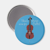 Er is altijd ruimte voor Cello! Magneet (Voorkant / Achterkant)