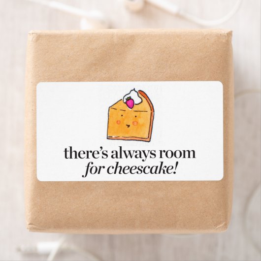 Er is altijd ruimte voor Cheesecake Etiket (Insitu)