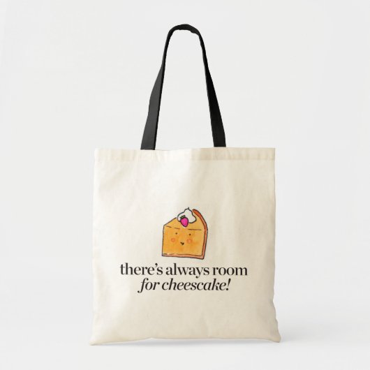 Er is altijd ruimte voor Cheesecake Tote Bag (Voorkant)