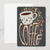 Er is altijd ruimte voor Coffee Typografie (Voorkant / Achterkant)