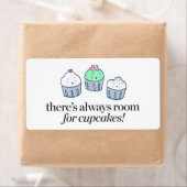 Er is altijd ruimte voor Cupcakes Etiket (Insitu)