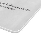 Er is altijd ruimte voor Ice Cream Snijplank (Hoek)