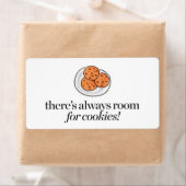 Er is altijd ruimte voor koekjes etiket (Insitu)