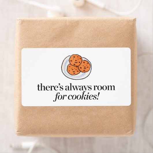 Er is altijd ruimte voor koekjes etiket (Insitu)