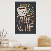 Er is altijd ruimte voor koffie poster (Keuken)