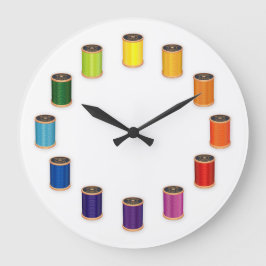 Er is altijd tijd om te naaien! grote klok