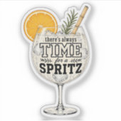Er is altijd tijd voor een Spritz Sticker (Voorkant)