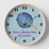 Er is altijd tijd voor haakwerk met haak en garen (Voorkant)