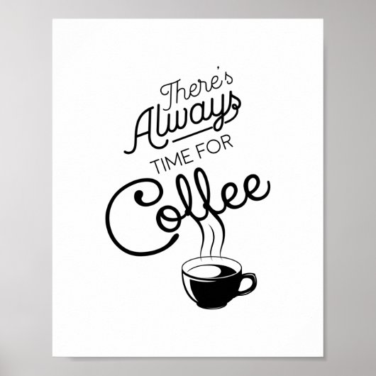 Er is altijd tijd voor koffie, Citaat. Poster (Voorkant)