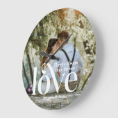 Er is altijd tijd voor onze liefdesfoto grote klok (Hoek)